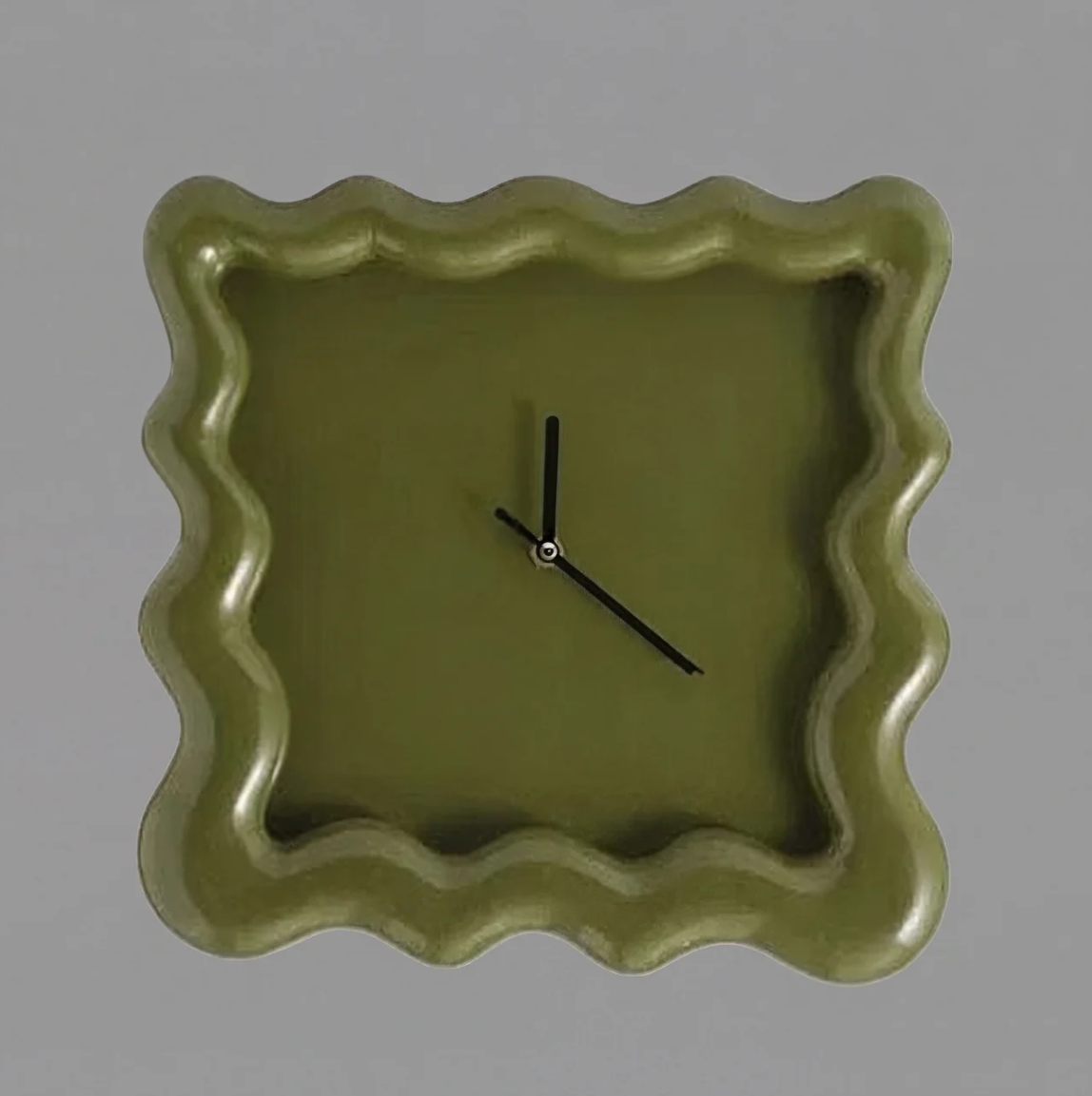 Wall Clock with Minimalist Round Face