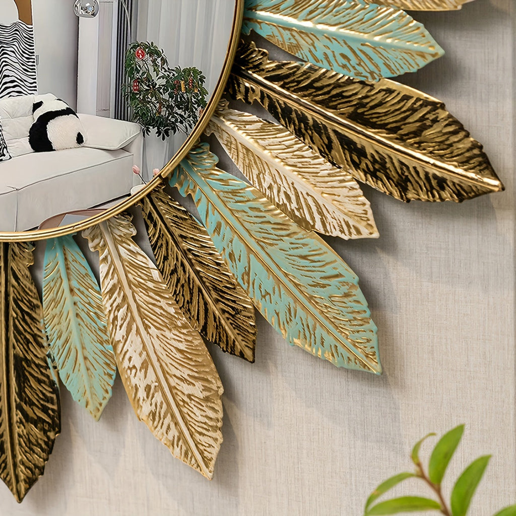 bohemian-sunburst-metal-wall-mirror-with-teal-gold-leaf-detail-img5.jpg