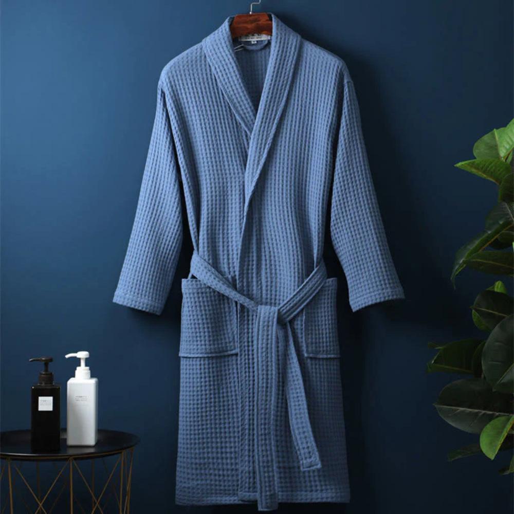 cotton-waffle-v-neck-bathrobe-machine-washable-breathable-img7.jpg