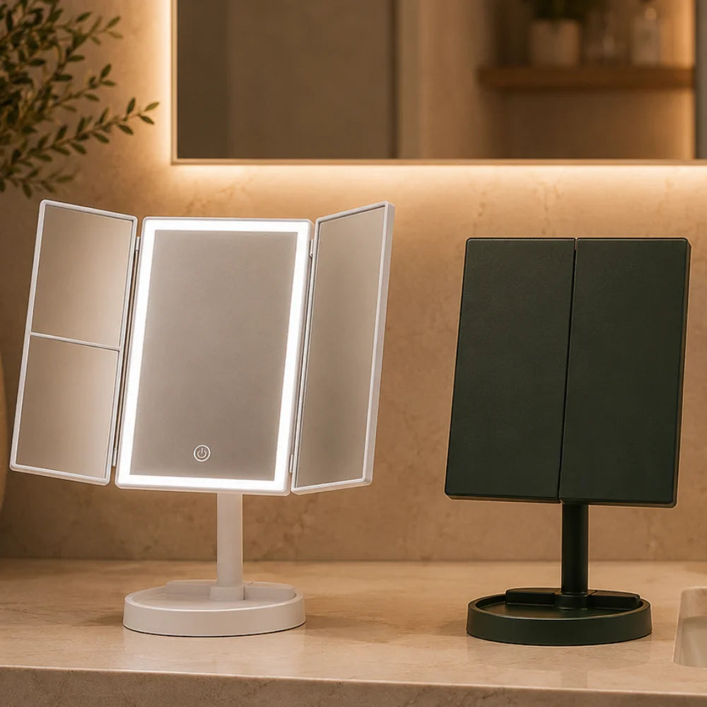 foldable-tri-fold-led-vanity-mirror-with-dimmable-3-tone-lighting-img1.webp
