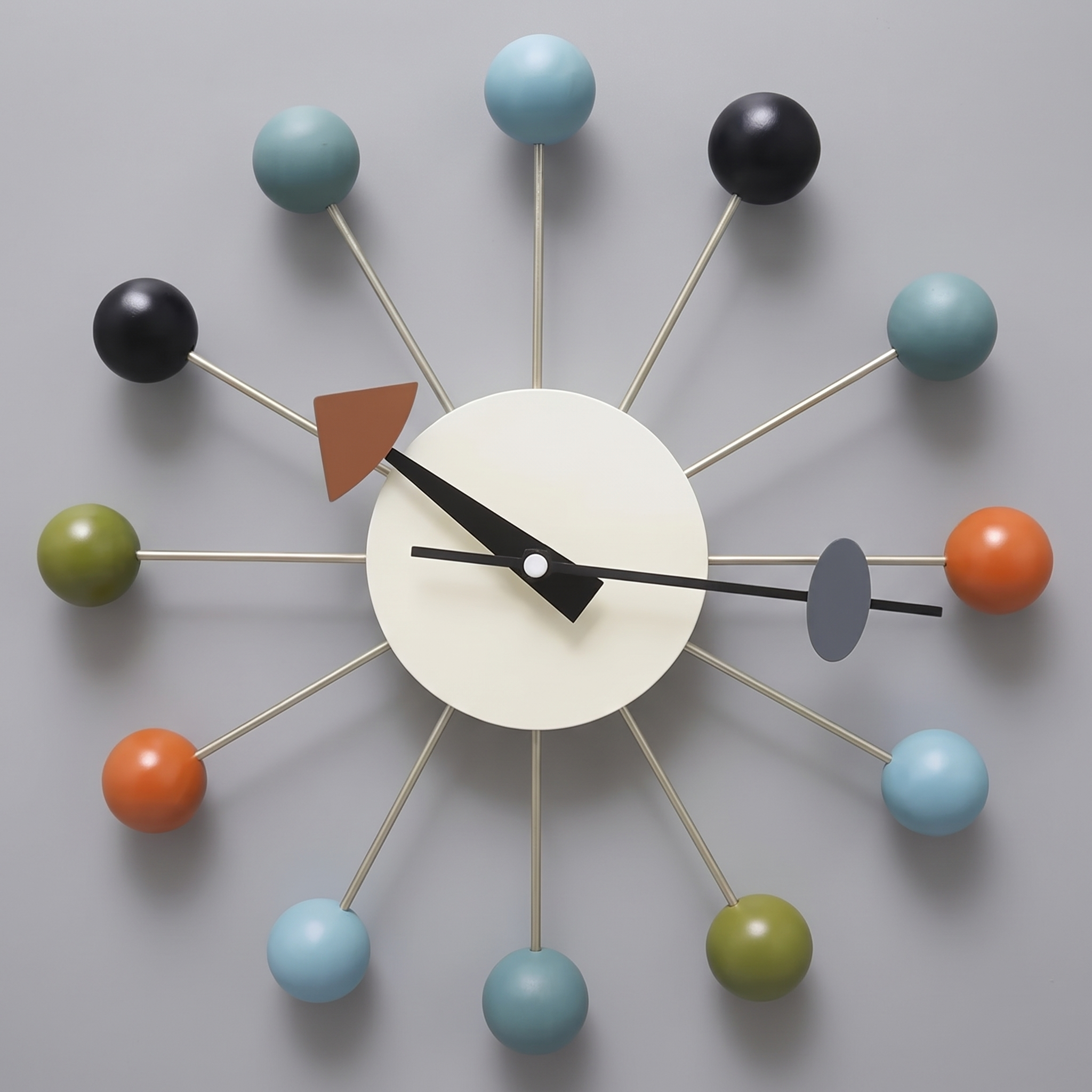 Silent Wall Clock - Multi Color