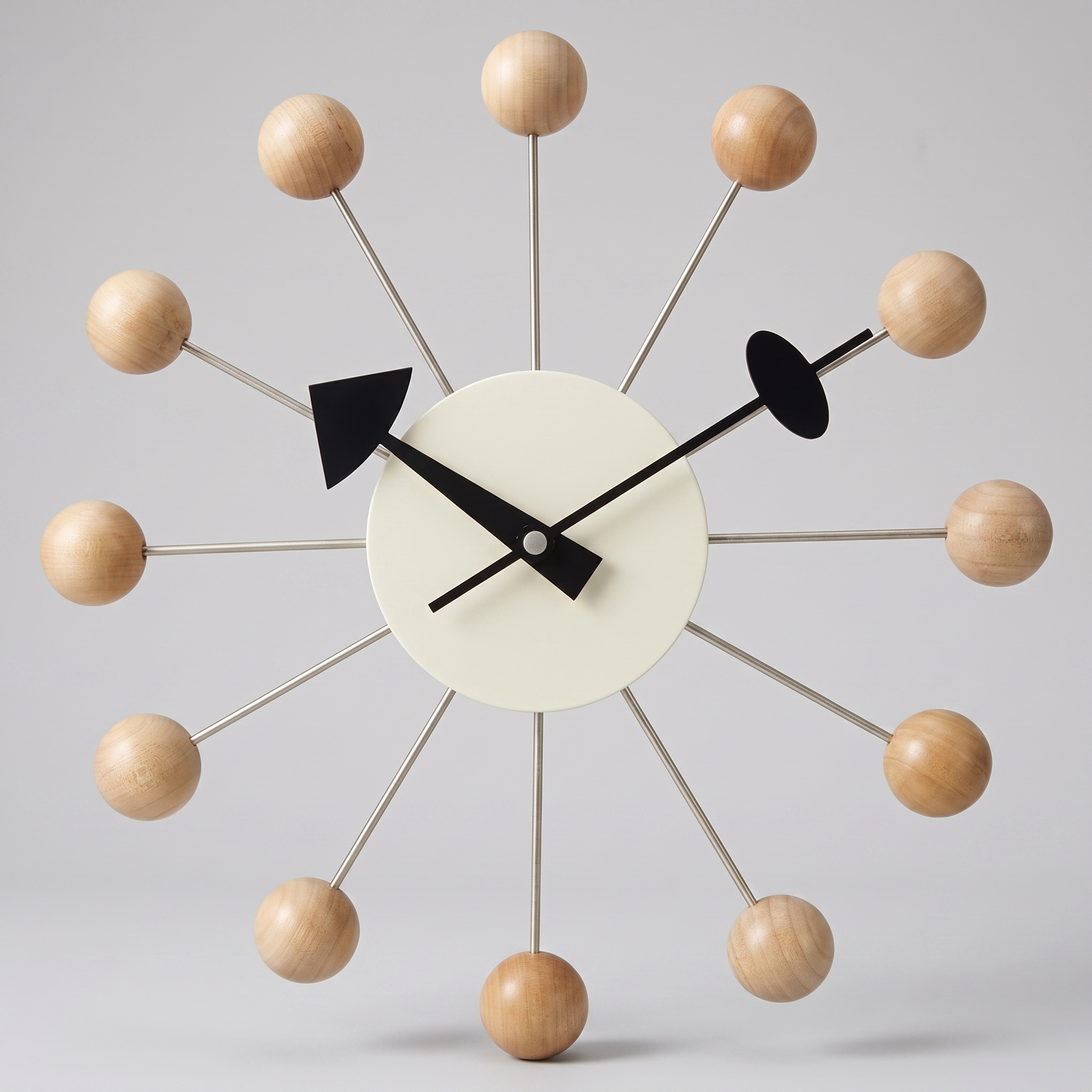 Silent Wall Clock - Log Color