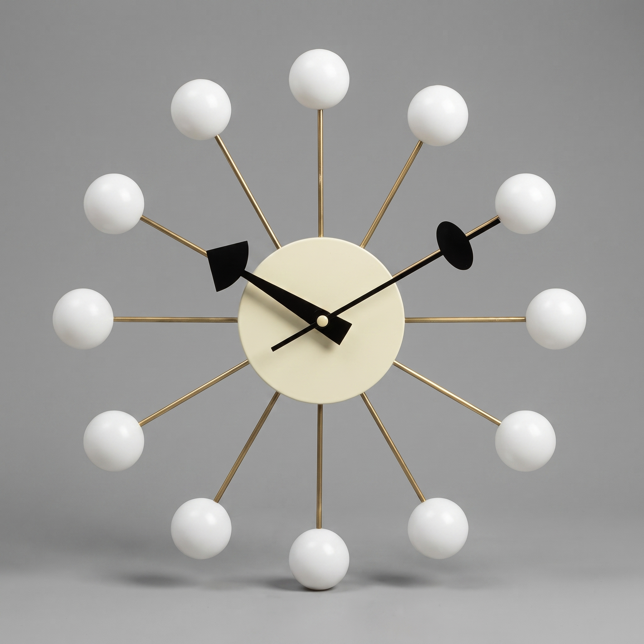 Silent Wall Clock - White
