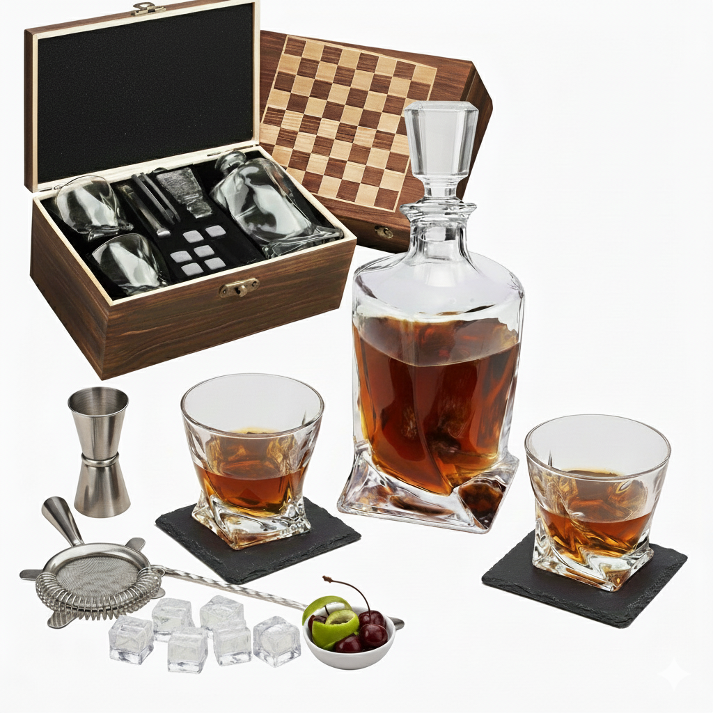luxury-whiskey-decanter-set-with-crystal-carafe-8-granite-stones-img1.png