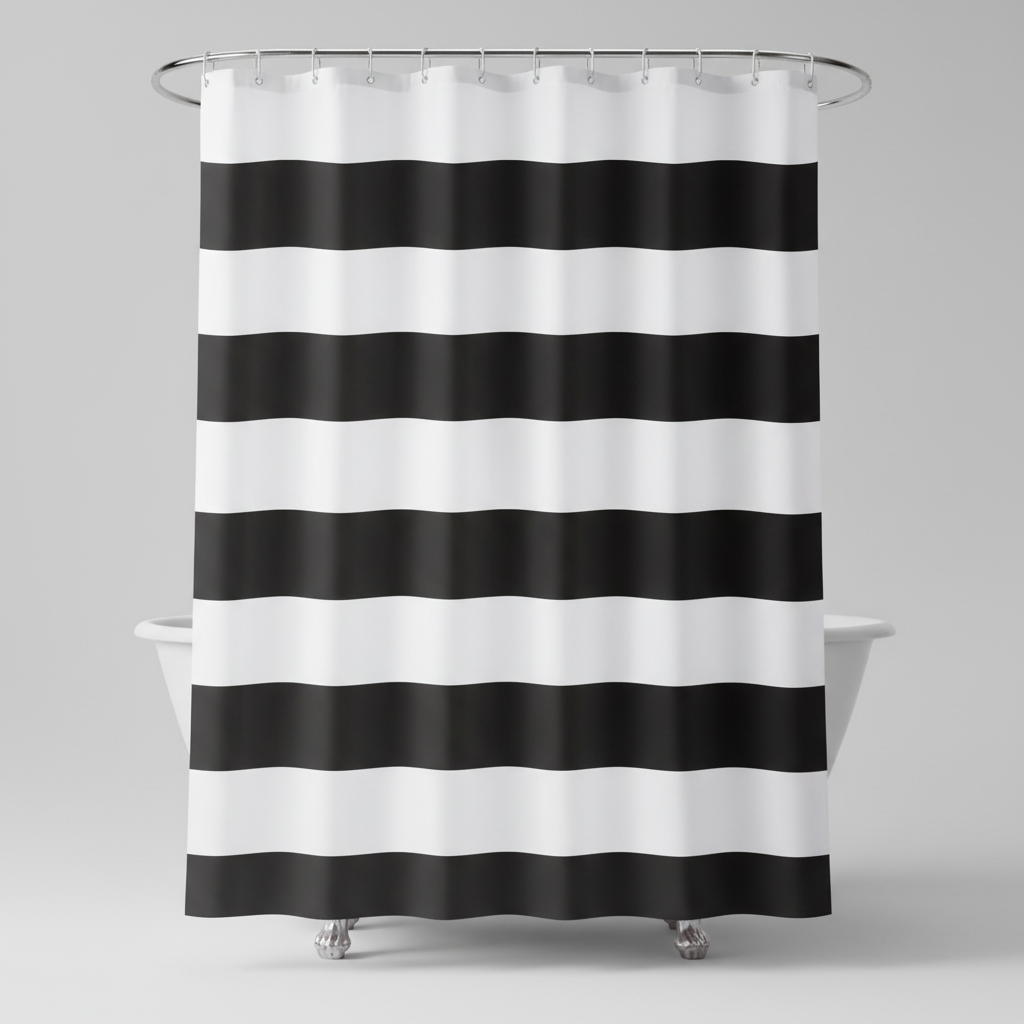 striped-fabric-shower-curtain-for-bathroom-quick-dry-weighted-hem-img2.png
