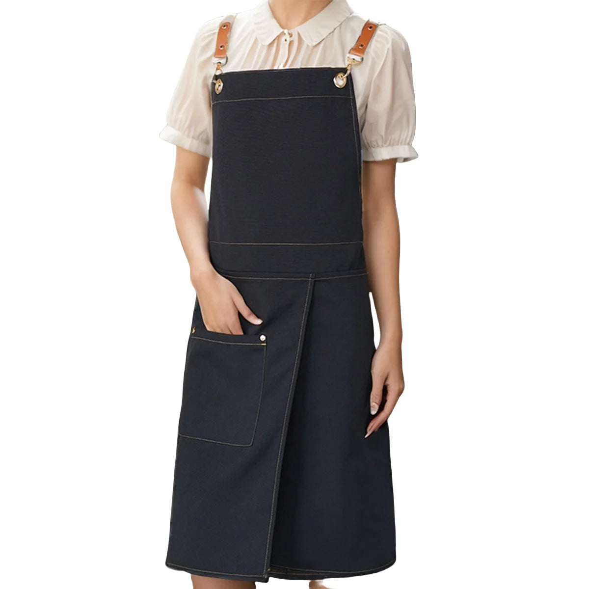 waterproof-canvas-kitchen-apron-with-split-skirt-multiple-pockets-img6.webp